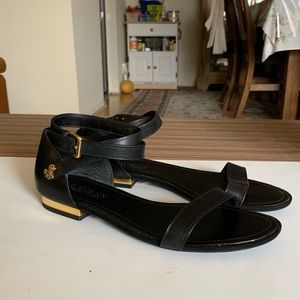 Ralph Lauren sandals, flat!
